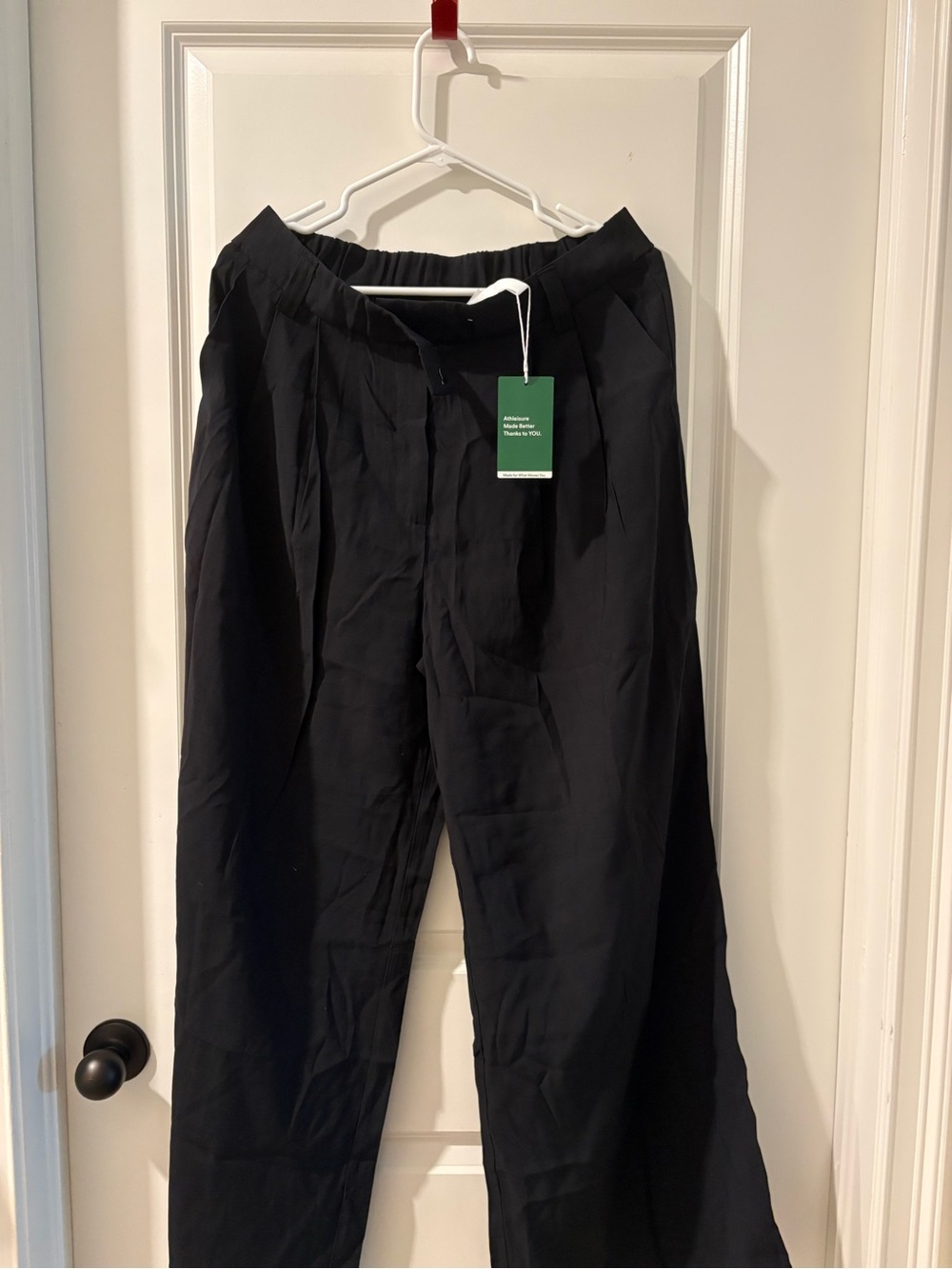 HALARA Black Relaxed Dress Pants